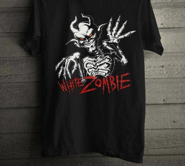 RARE White Zombie Shirt 1990s 666 Unisex T-shirt Tops Tee Great, Size S-4XL