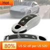 Interior Mouldings Key Case Cover Shell Replacement Remote Control Fob Cover Grey Track For Porsche Macan Boxster 718 911 Paname