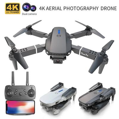 Profesionální mini dron na dálkové ovládání E88 4K HD letecká kamera WiFi FPV skládací kvadrokoptéra RC vrtulník Dětská hračka Dárek