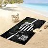 Name Custom Santos FC Art Print Beach Towel, Large Soft Quick Dry Towel for Beach Camping Swimming