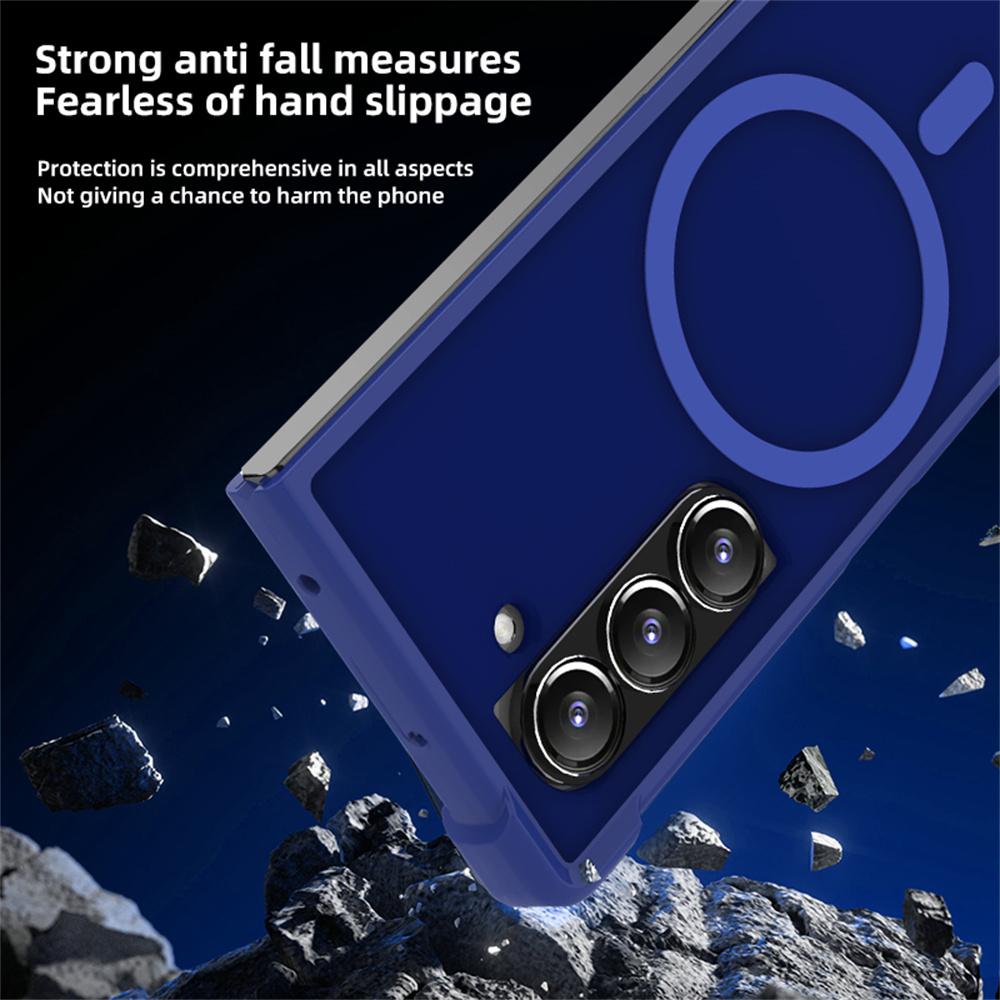 For Samsung Galaxy Z Fold5 5G Magnetic Case TPU+PC Matte Phone Cover