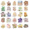50 Animal Graffiti Stickers - Cute Cartoon Decorations for Phone, Tablet, Water Bottle