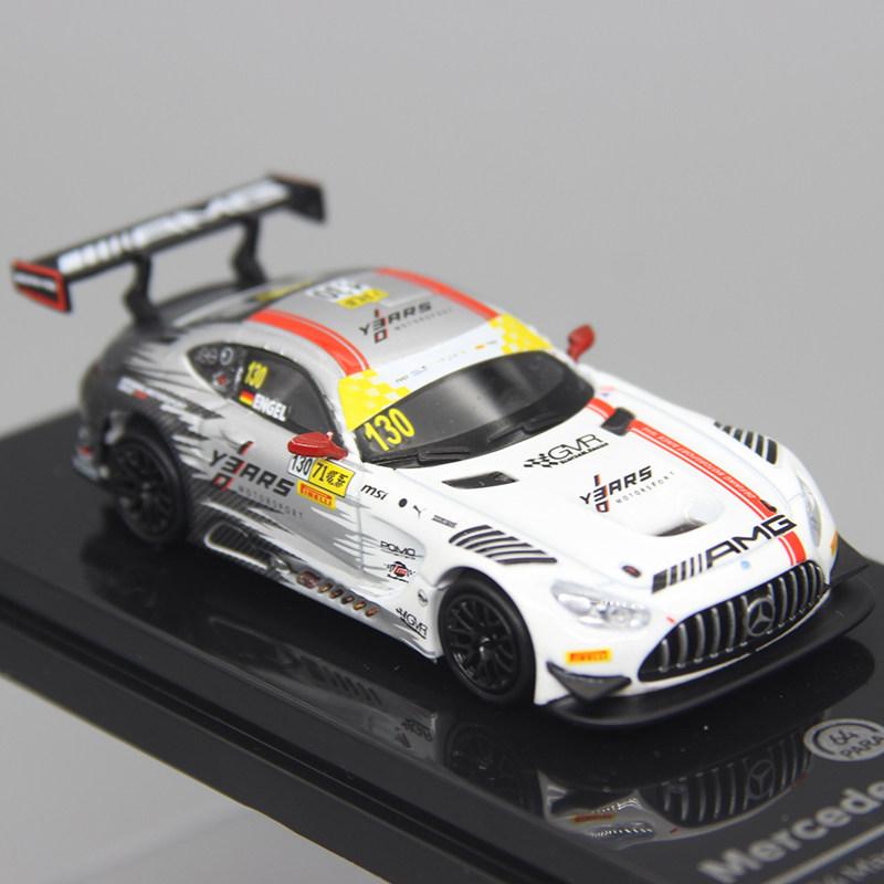 PARA 1:64 Benzs GT3 EVO 2024 130# Alloy Car Diecasts & Toy Vehicles Car Model Miniature Scale Model Car For Children