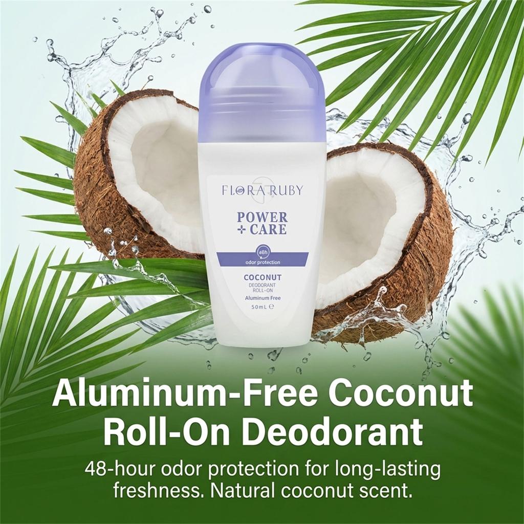 Antiperspirant Deodorant Roll-On 50ml Long-Lasting Dryness with Scent for Sensitive Skin