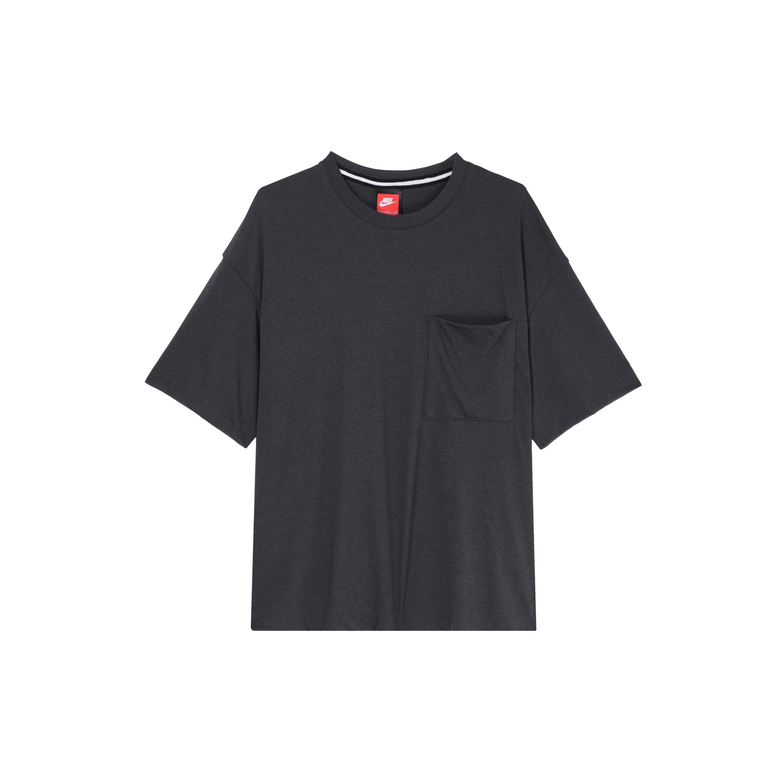 Мужские серые футболки Nike с круглым вырезом, средние FZ7561-060 XL