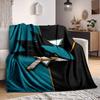 1pc Sharks Blanket, Lightweight Flannel Throw Blanket For Sofa, Bed, Travel, Camping, Living Room, Office, Couch, Chair, And Bed