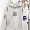 Autumn Unisex Letter Print Embroidered Hoodie - Casual Trendy Loose Fit