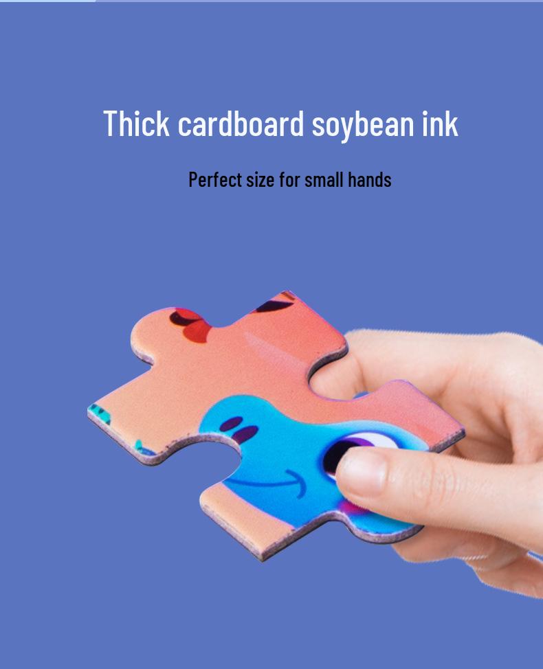 Large Magnetic Puzzle for Early Childhood Education - Suitable for 2-6 Year Olds, Boys & Girls