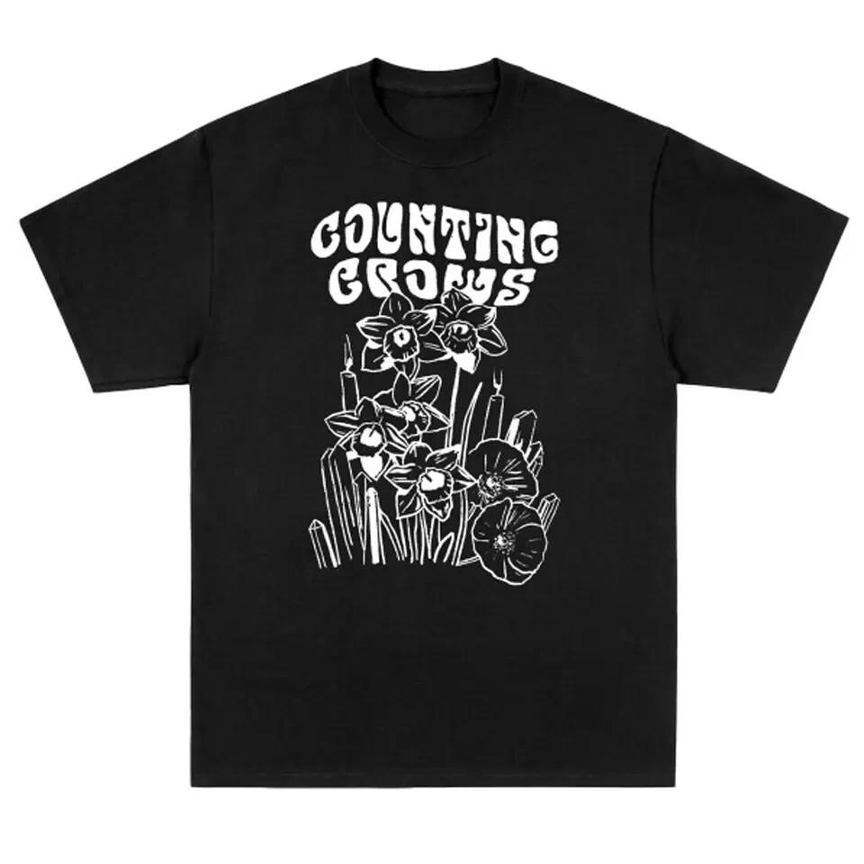 Counting Crows Rock Band T-Shirt Tops Tees Men's Women's Black Short Sleeve S To 4XL