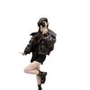 European Goods Large Lapel Short Small Fragrant Down Jacket Women's Winter New Fake Two Pieces Lamb Wool White Duck Down Jacket
