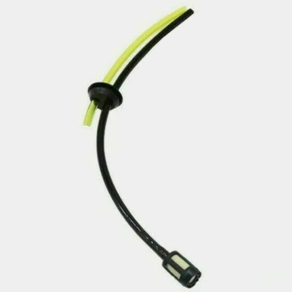Kraftstoffschlauchfilter für Primer Kompatibel mit Heckenschere Kettensäge Benzin 3mm ID 5mm AD 21cm Hauptschlauch 10cm Rücklaufschlauch