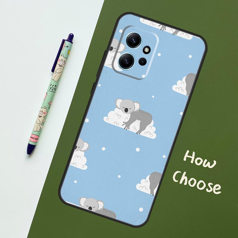 Cute Australia Koala Art Case For Xiaomi Redmi Note 11 12 10 Pro 8 9 Note 12S 11S 9S 10S Redmi 12C 9C 10C 12 Cover