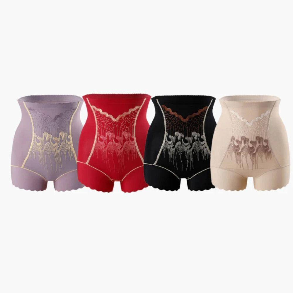 Seamless Tummy Control Shaper Shorts 3D Embroidered Butt Lifter Shapewear New Seamless Panties
