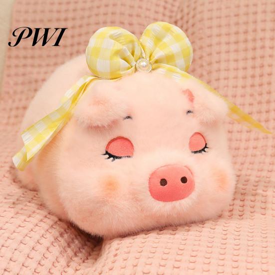 Multifunctioneel Pluche Speelgoed Zacht Varkenskussen Schattig Roze Knuffeldier Kussen Verjaardagscadeau voor Kinderen Meisjes Sofa
