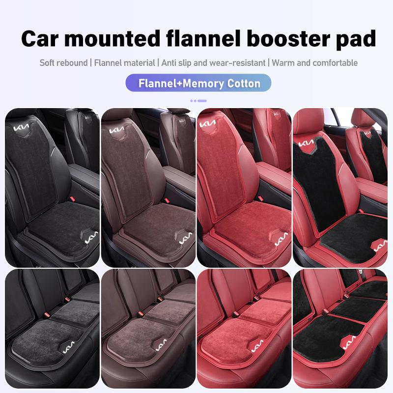 JNGO1 Winter Car Warm Car Seat Flannel Booster Protector Cushion For KIA Stinger Optima Cerato Soul Venga Forte Spectra Sedona
