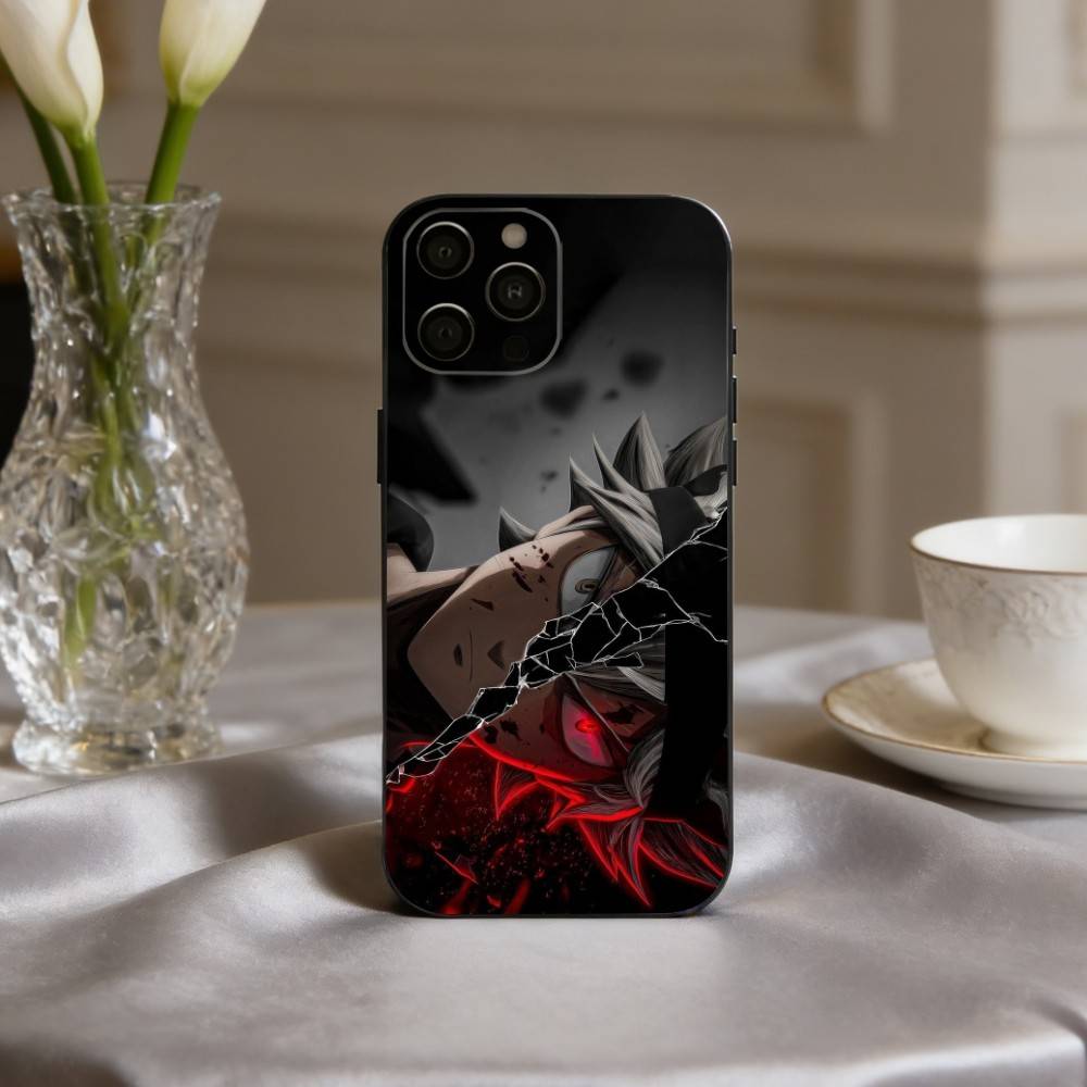 Anime Cool A-Asta B-Black C-Clover  Phone Case For iPhone 17pro,16,15,14,13,12,11 Plus,Pro Max,XS,Soft Silicone Black Cover