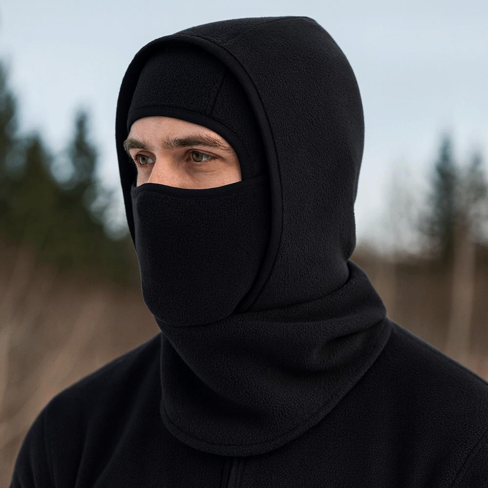 Double Layer Balaclava Cycling Cap Neck Protection Ski Windproof Cap Ear Protection Hat  Women Men