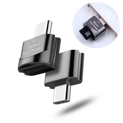 USB Type C To Micro-SD TF Adapter OTG Cardreader Portable Mini Card Reader Smart Memory Card Reader For Laptops Mac Book Samsung