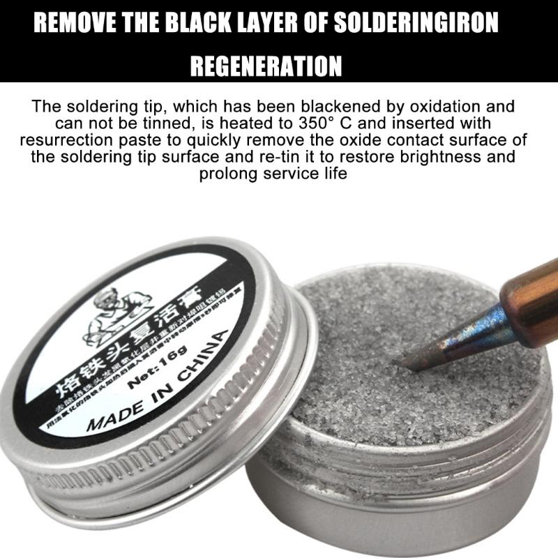 6/9/16/30g Soldering Tip Tinner Cleaner Cleaning Pastes Refresher Tip Tinner Soldering Tip Cleaning Repair Tool