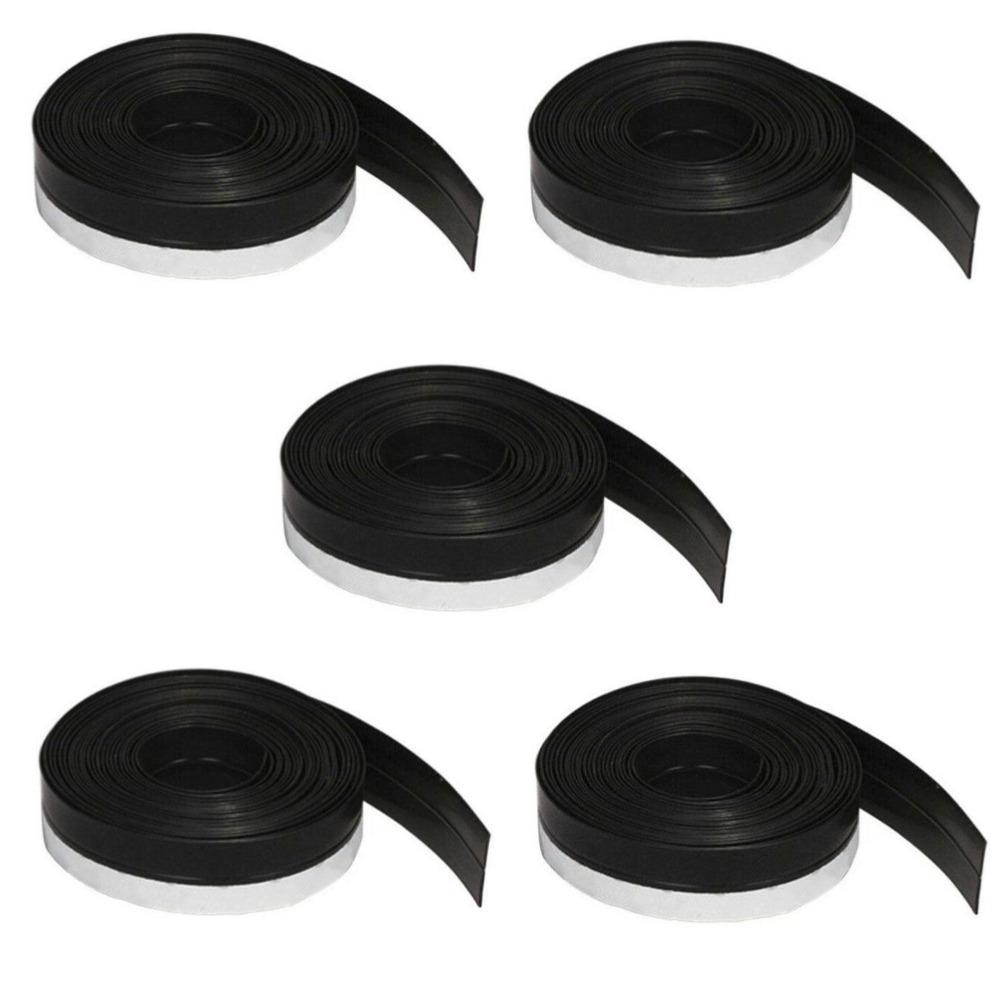 Adjustable Door Bottom Seal Strip Weatherstrip Under Door Draft Stopper Anti-Cold One Side Gap Blocker Porous Sealing Strip