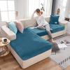 Thick Soft Velvet Plush L Shape Sofa Cover Elastic Corner Armchair Cushion Covers Living Room Couch Protector