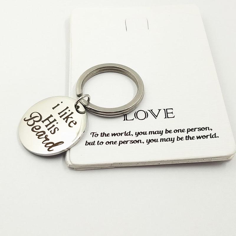 Stainless Steel Cute Couple Keychain Love Key Ring Gift For Boyfriend Girlfriend With Premium Quality Polished Finish
