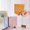 Snap Closure Organizer Pouch Faux Leather Portable Cosmetic Storage Bag Self-Closing Pouch for Lipstick Earphones