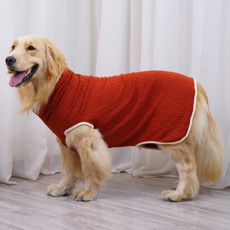 Warm Knit Turtleneck Sweater Medium To Large Dogs Winter Coat Golden Retriever Labradoodle Border Collie