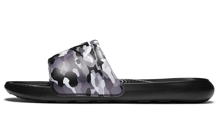 

Nike Victori One Printed Slide Camo Black Grey CN9678-001 41