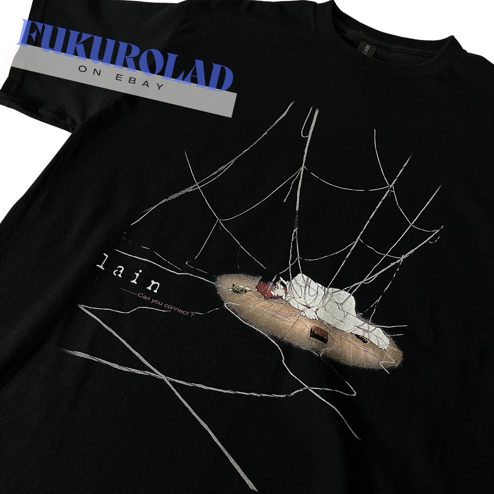 

SERIAL EXPERIMENTS LAIN WIRED Anime T-Shirt Mens Womens Tees Top Tops Tee - GILDAN - QUALITY PRINT XL