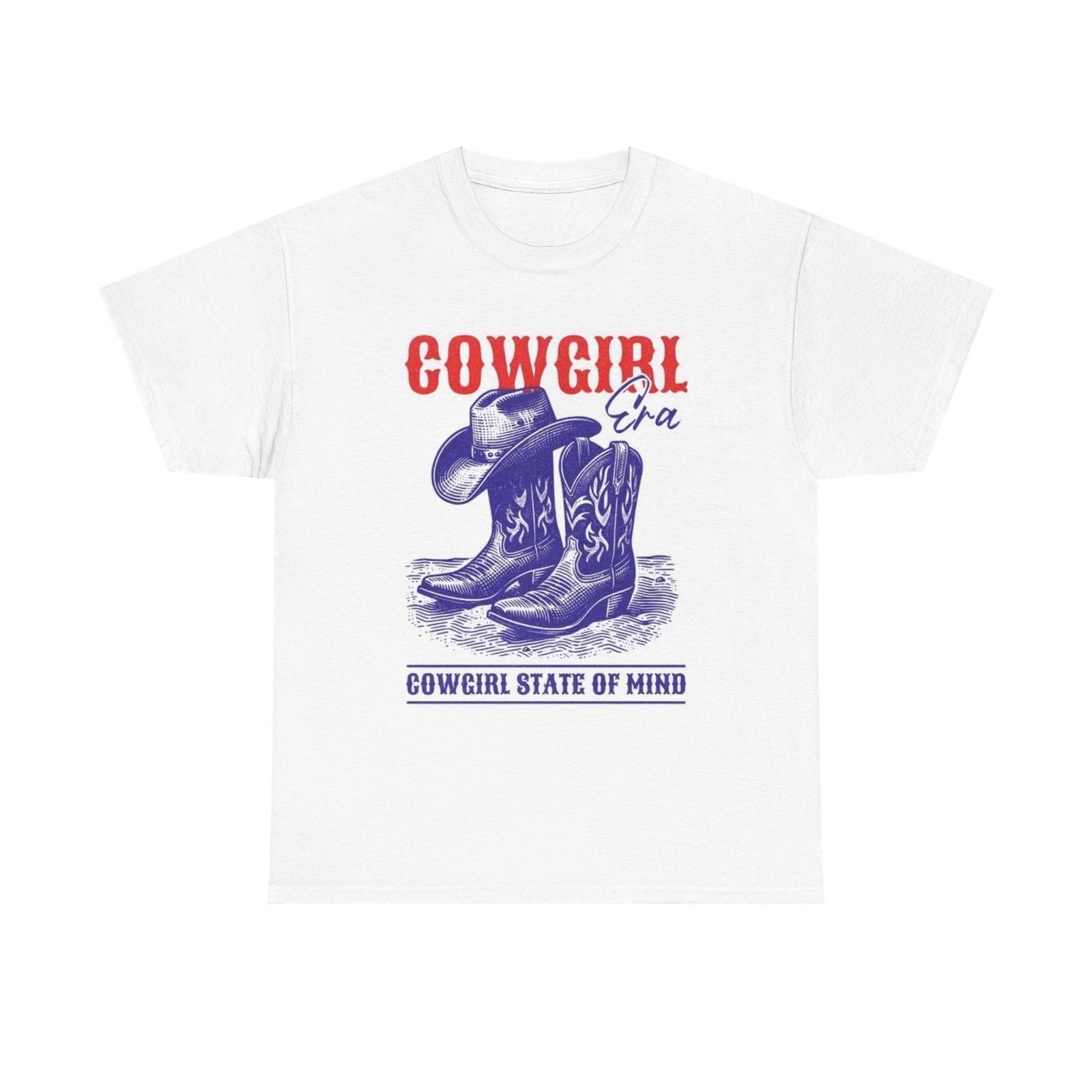 Men s and Women s T-shirts Cowgirl State Of Mind Graphic S