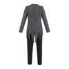 Kids Jack Skellington Cosplay Costume The Nightmare Before Christmas Boys Striped Outfit Halloween Party Fancy Dress Up Set