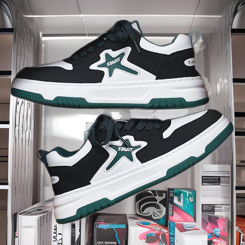 New Exquisite Men's Sneakers Youth Soft Bottom Lightweight Sports Running Shoes Fashionable and Versatile Casual Board Shoes