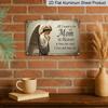2D Flat 1pc ("8X12"), "Angel Mom Memorial Plaque - for My Wish Is for My Mother in Heaven To Understand How Deeply I Love and Miss Her" Gift Sign