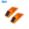 2Pcs Solar Strobe Warning Light LED Lamp Rechargeable Night Safety Driving Solar Strobe Flashing Lights LED Chip Car Accessories