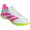 Adidas Predator League Comfortable Durable Non-Slip Wear-Resistant Lightweight Soccer Shoes Men Soccer Shoes White Pink ID3767