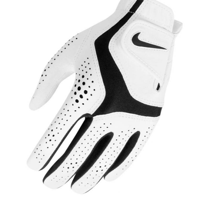 Nike Golf Korea Durafeel X Durafil Natural Leather Synthetic Leather White Golf Gloves 1 Pcs