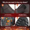 Men's Winter Fleece-Lined Cotton Boots - Plush Lining Slip-On Snow Shoes