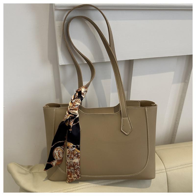 New Trendy Retro Commuter To Work Compartment Shoulder Bag High Sense Tote Bag College Student Class Bag Woman