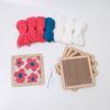 Flower Coaster Crochet Kits Needlepoint Starter Kits with Hook Needlepoint Kits Crochet Starter Kits for Craft Lovers