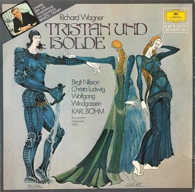 LP Record RICHARD WAGNER  BIRGIT NILSSON  W  Tristan Und Isolde Opernquerschnit 2537001 Deutsche Grammo 1971 Germany Classical Used