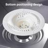 Set of 10 Drain Cover Odor Prevention Bathroom Sink Anti Smell Trap Japanese Style Drain Hair Filter Sink Strainer