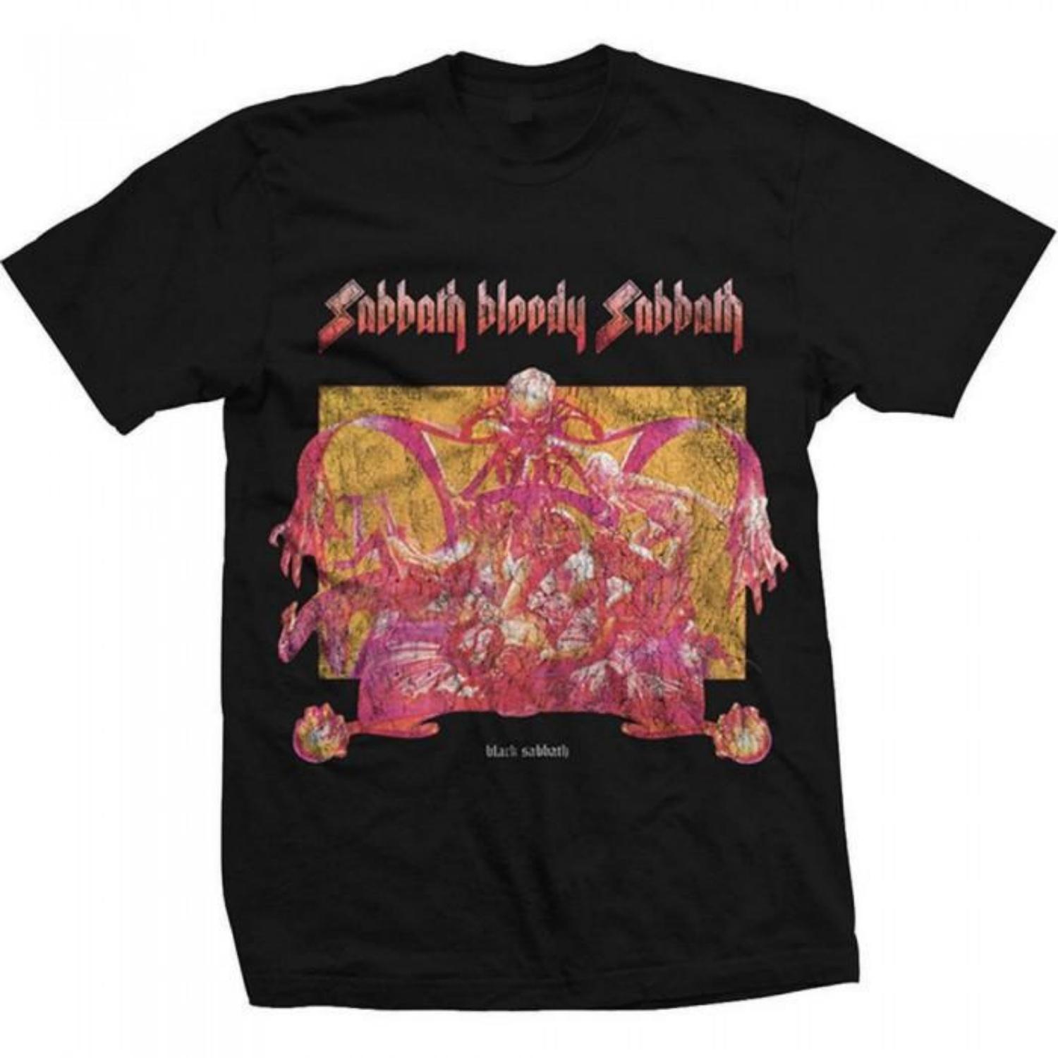 Унисекс футболка для взрослых Black Sabbath с изображением крови S чёрный