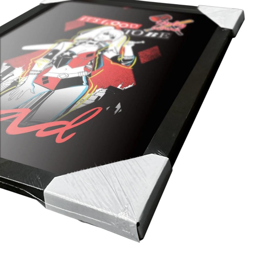 Batman Harley Quinn Bad Framed Poster