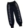 Korean Style High Waist Rhinestone Harem Sweatpants for Women