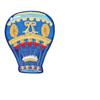 New Hot Air Balloon Embroidery Cloth Sticker Computer Embroidery Chapter Clothing Patch Sticker Cartoon Ironing Bag Decorative Embroidery Sticker