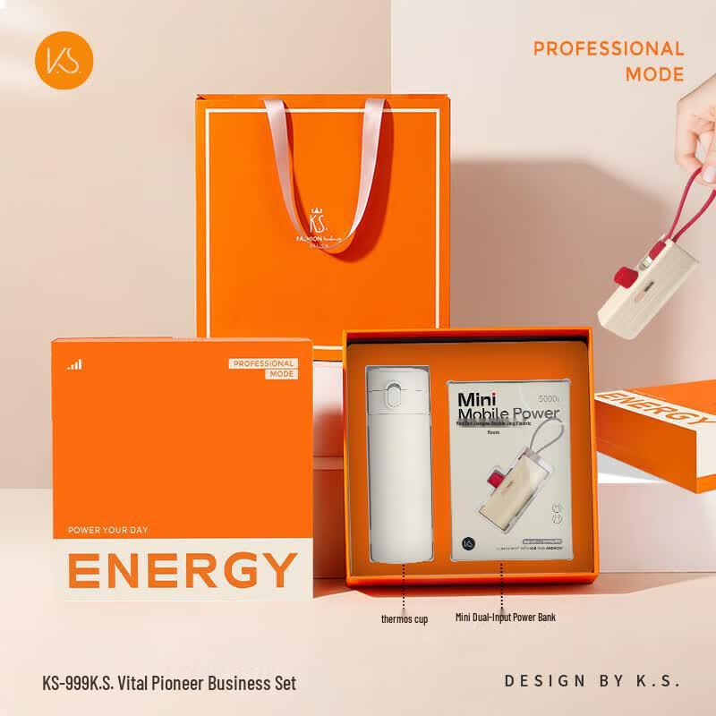 КС. Подарочный набор: Термобутылка и Power Bank