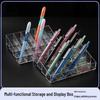 Acrylic Multi-Layer Transparent Pen Holder & Display Stand - Large Capacity Fountain Pen Organizer