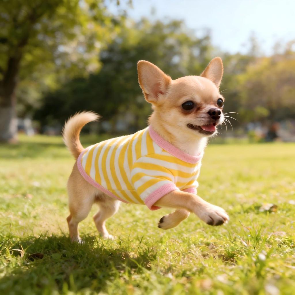 Summer Ice Silk Sun Protection Pet T-Shirt for Dogs & Cats - Lightweight, Cool, and Comfortable for Outdoor Wear