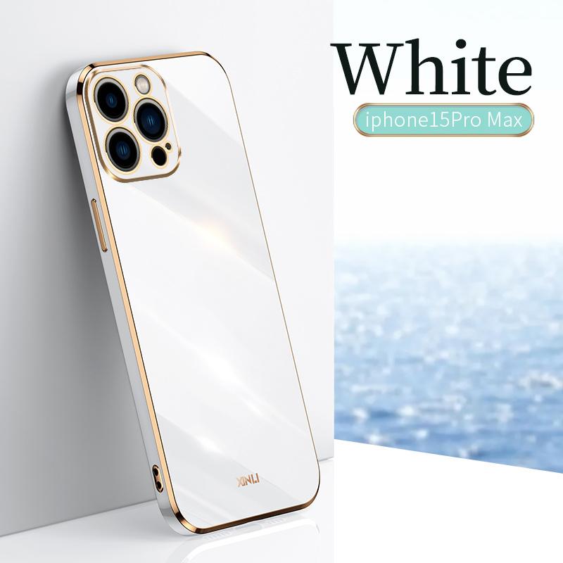 

Роскошный квадратный силиконовый чехол для телефона для iPhone 15 14 13 12 11 Pro Max XR X XS Max 7 8 15 Plus противоударный однотонный мягкий чехол For iPhone 8 Plus белый